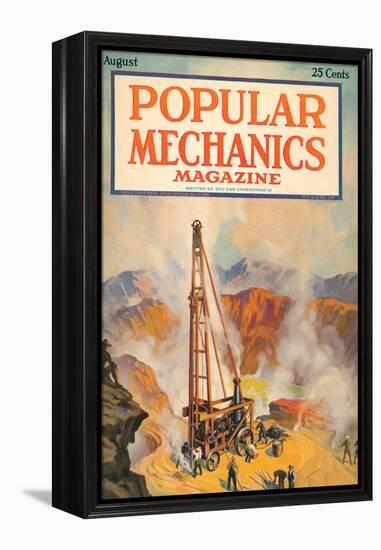 Popular Mechanics, August 1922-null-Framed Stretched Canvas