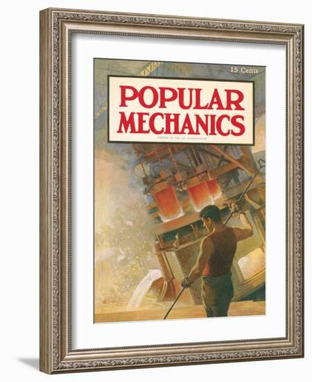 Popular Mechanics, February 1913-null-Framed Art Print