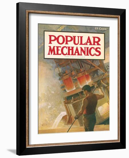 Popular Mechanics, February 1913-null-Framed Art Print