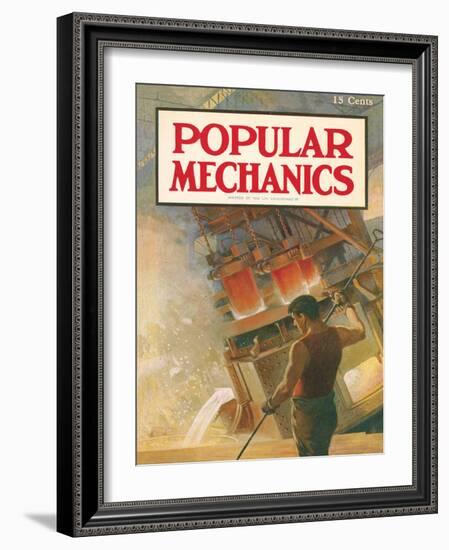 Popular Mechanics, February 1913-null-Framed Art Print