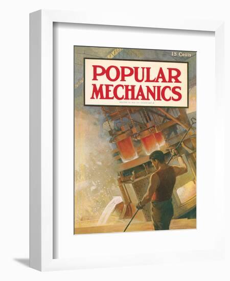 Popular Mechanics, February 1913-null-Framed Art Print