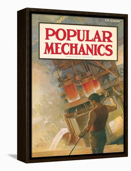 Popular Mechanics, February 1913-null-Framed Stretched Canvas