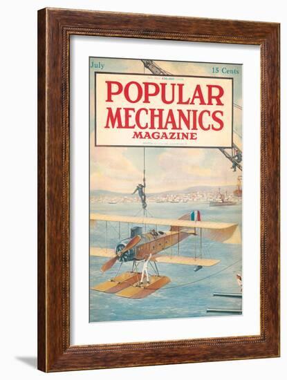 Popular Mechanics, July 1916-null-Framed Art Print