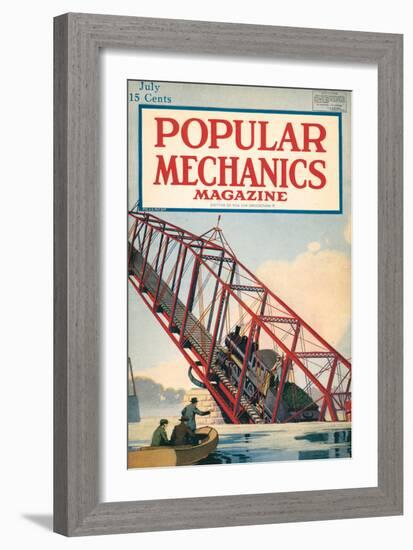 Popular Mechanics, July 1918-null-Framed Art Print