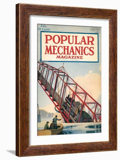 Popular Mechanics, July 1918-null-Framed Art Print