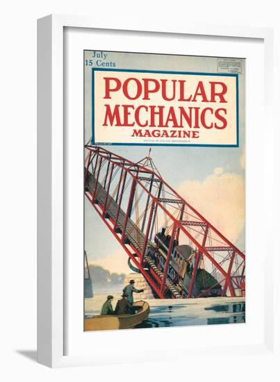 Popular Mechanics, July 1918-null-Framed Art Print