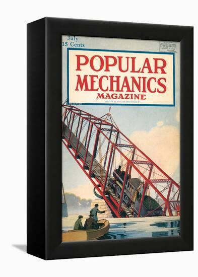 Popular Mechanics, July 1918-null-Framed Stretched Canvas