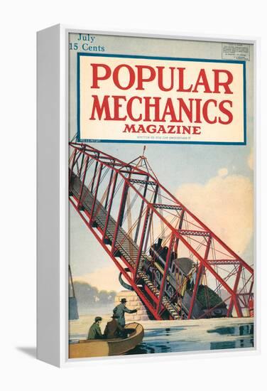 Popular Mechanics, July 1918-null-Framed Stretched Canvas