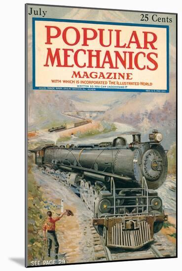 Popular Mechanics, July 1923-null-Mounted Art Print