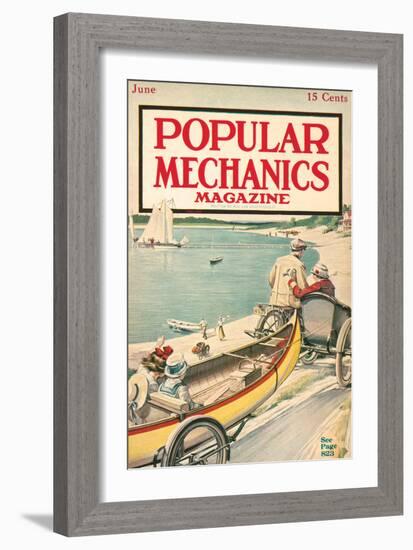 Popular Mechanics, June 1915-null-Framed Art Print