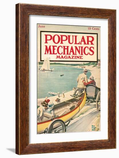 Popular Mechanics, June 1915-null-Framed Art Print