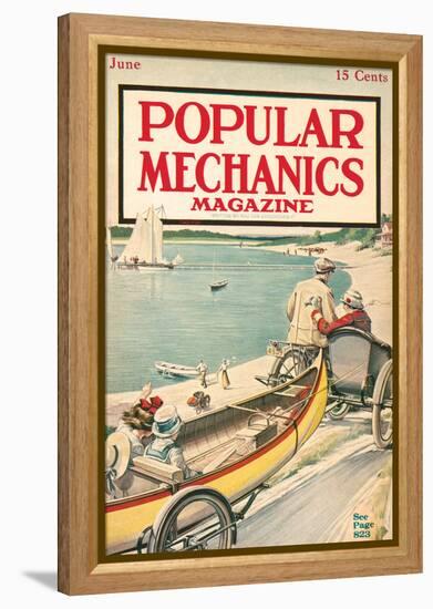 Popular Mechanics, June 1915-null-Framed Stretched Canvas