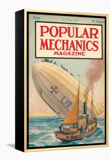 Popular Mechanics, June 1916-null-Framed Stretched Canvas