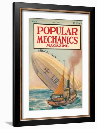 Popular Mechanics, June 1916-null-Framed Art Print