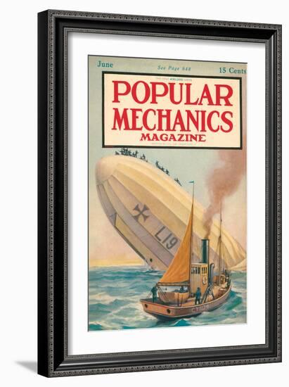 Popular Mechanics, June 1916-null-Framed Art Print