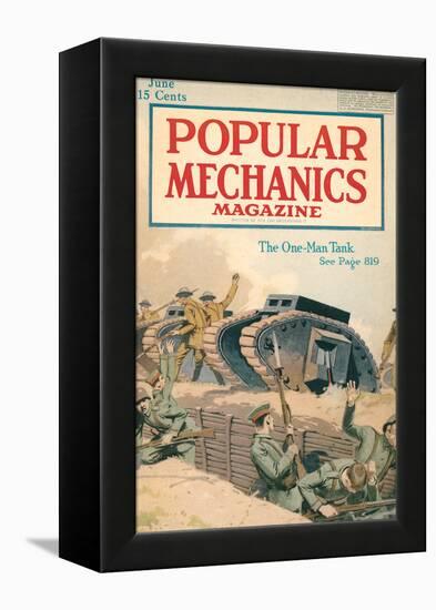 Popular Mechanics, June 1918-null-Framed Stretched Canvas