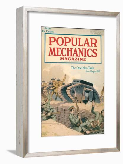 Popular Mechanics, June 1918-null-Framed Art Print