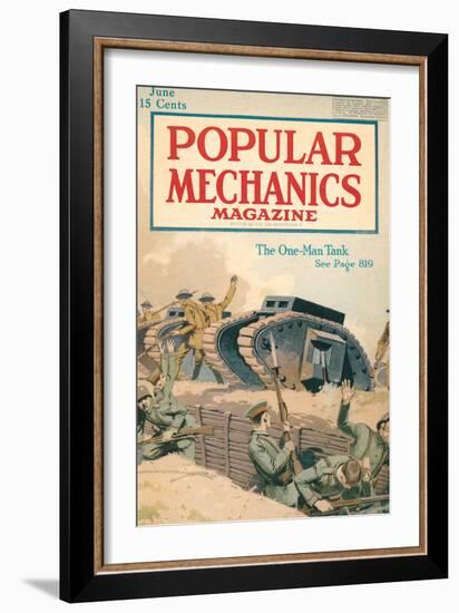 Popular Mechanics, June 1918-null-Framed Art Print