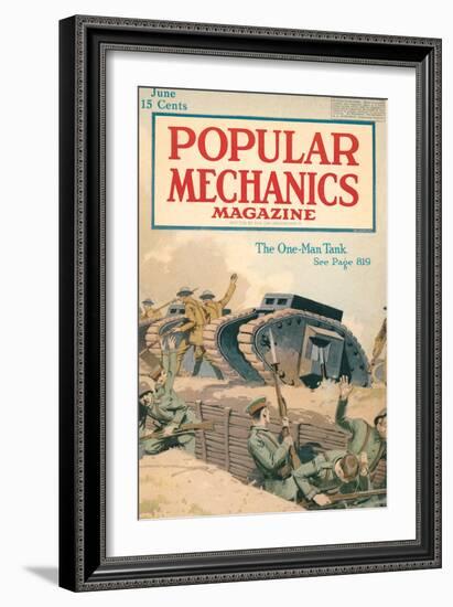 Popular Mechanics, June 1918-null-Framed Art Print