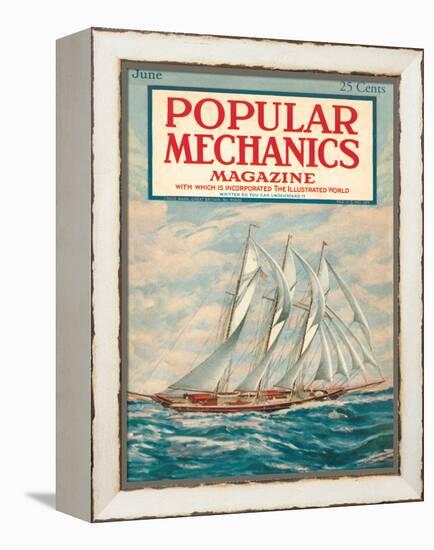 Popular Mechanics, June 1923-null-Framed Stretched Canvas