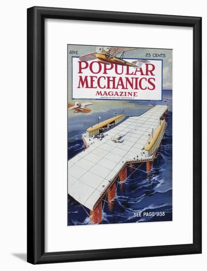 Popular Mechanics, June-null-Framed Art Print
