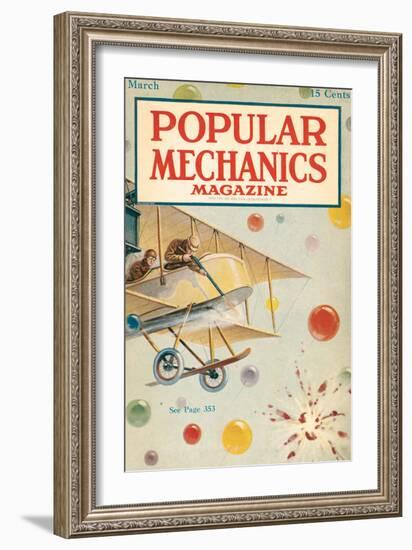 Popular Mechanics, March 1918-null-Framed Art Print