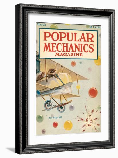 Popular Mechanics, March 1918-null-Framed Art Print