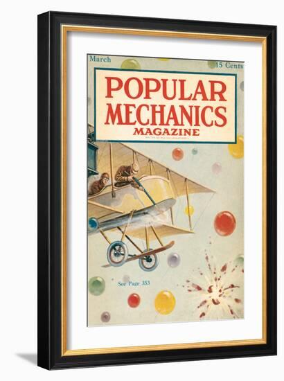 Popular Mechanics, March 1918-null-Framed Art Print