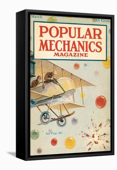 Popular Mechanics, March 1918-null-Framed Stretched Canvas