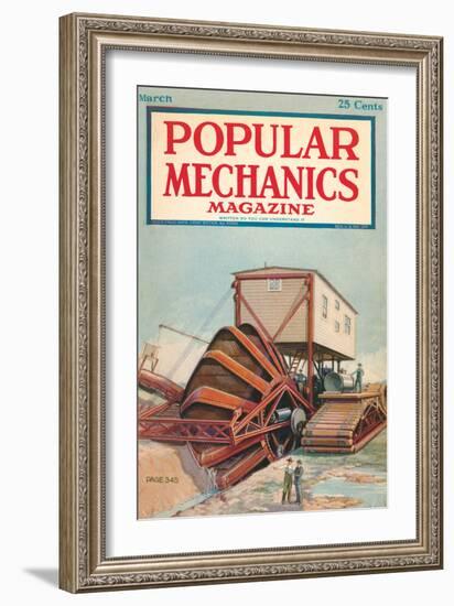 Popular Mechanics, March 1922-null-Framed Art Print