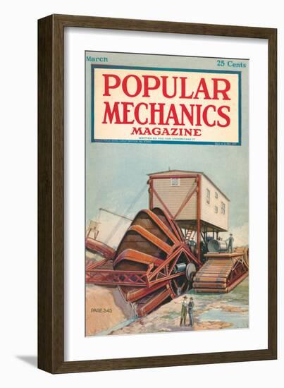 Popular Mechanics, March 1922-null-Framed Art Print