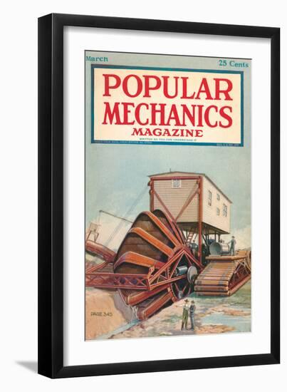 Popular Mechanics, March 1922-null-Framed Art Print