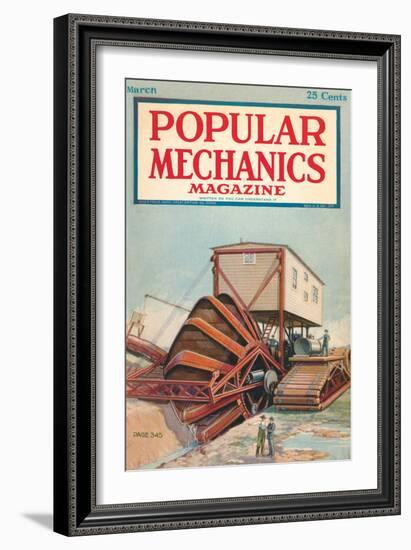 Popular Mechanics, March 1922-null-Framed Art Print