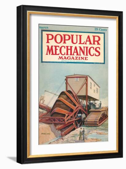 Popular Mechanics, March 1922-null-Framed Art Print