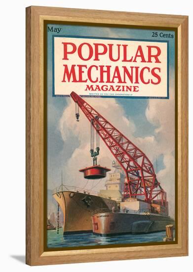 Popular Mechanics, May 1922-null-Framed Stretched Canvas