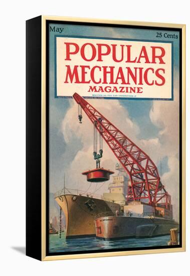 Popular Mechanics, May 1922-null-Framed Stretched Canvas