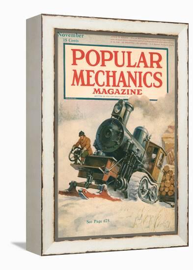 Popular Mechanics, November 1917-null-Framed Stretched Canvas