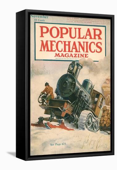 Popular Mechanics, November 1917-null-Framed Stretched Canvas