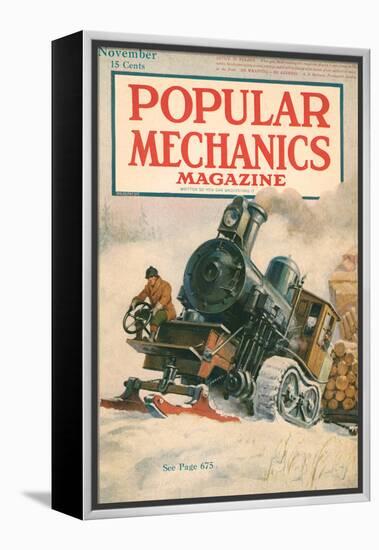 Popular Mechanics, November 1917-null-Framed Stretched Canvas
