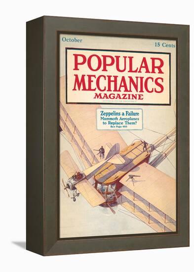 Popular Mechanics, October 1916-null-Framed Stretched Canvas