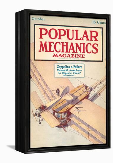 Popular Mechanics, October 1916-null-Framed Stretched Canvas