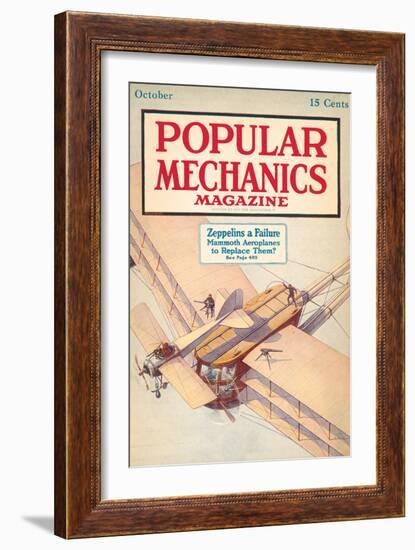Popular Mechanics, October 1916-null-Framed Premium Giclee Print