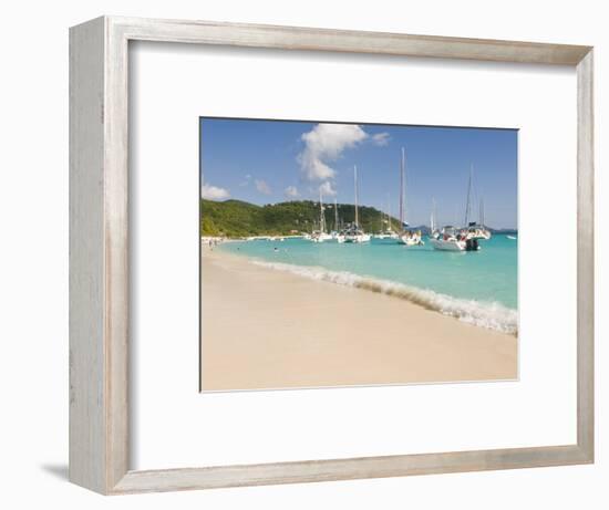 Popular Moorings For Bareboaters and Charter Sail, White Bay, Jost Van Dyke, Bvi-Trish Drury-Framed Photographic Print