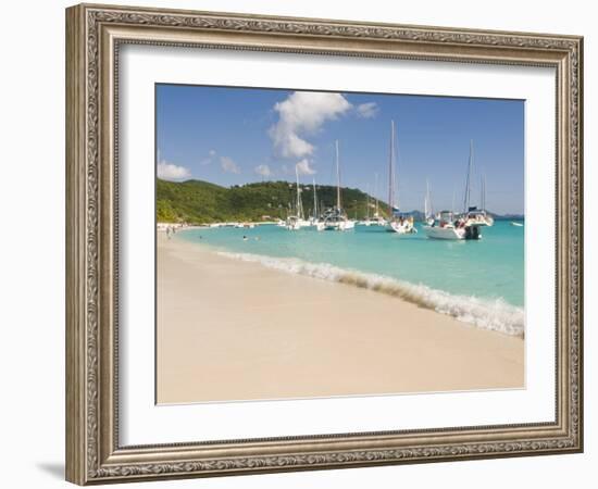 Popular Moorings For Bareboaters and Charter Sail, White Bay, Jost Van Dyke, Bvi-Trish Drury-Framed Photographic Print