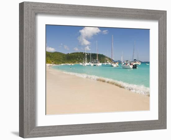 Popular Moorings For Bareboaters and Charter Sail, White Bay, Jost Van Dyke, Bvi-Trish Drury-Framed Photographic Print