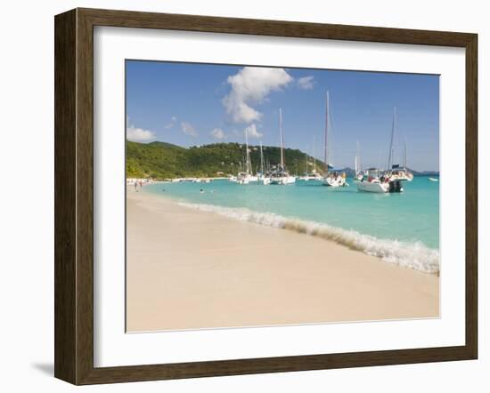 Popular Moorings For Bareboaters and Charter Sail, White Bay, Jost Van Dyke, Bvi-Trish Drury-Framed Photographic Print