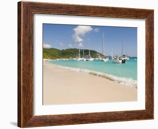 Popular Moorings For Bareboaters and Charter Sail, White Bay, Jost Van Dyke, Bvi-Trish Drury-Framed Photographic Print