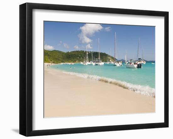 Popular Moorings For Bareboaters and Charter Sail, White Bay, Jost Van Dyke, Bvi-Trish Drury-Framed Photographic Print