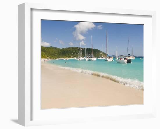 Popular Moorings For Bareboaters and Charter Sail, White Bay, Jost Van Dyke, Bvi-Trish Drury-Framed Photographic Print