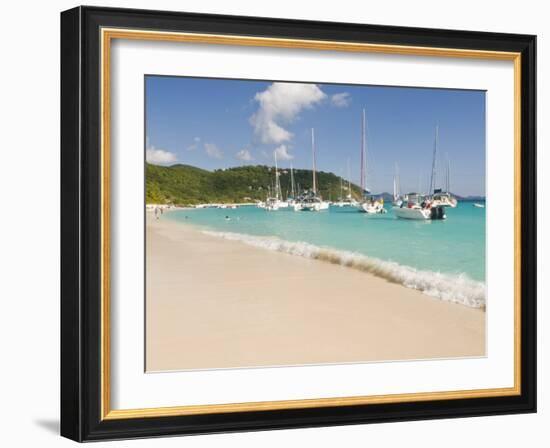 Popular Moorings For Bareboaters and Charter Sail, White Bay, Jost Van Dyke, Bvi-Trish Drury-Framed Photographic Print